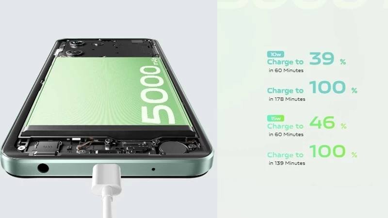 Viên pin 5000mAh. Viên pin 5000mAh.