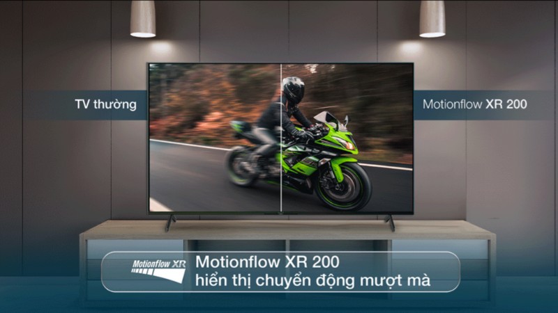 Công nghệ chuyển động mượt Motionflow XR 200.