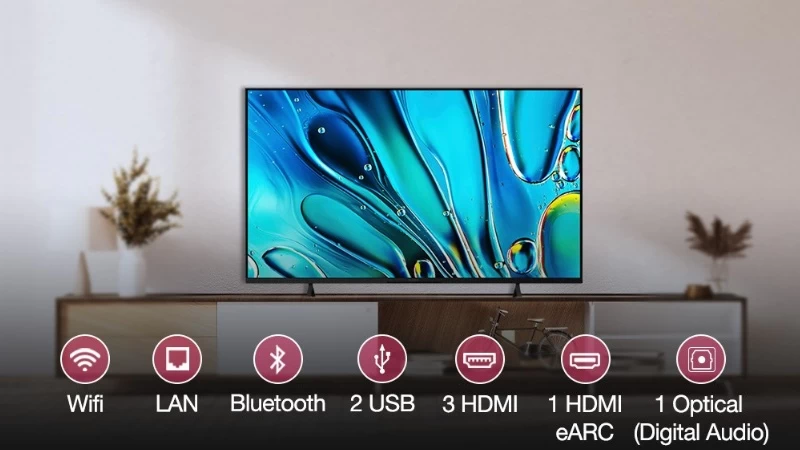 Hỗ trợ kết nối đa dạng. Hỗ trợ kết nối đa dạng.