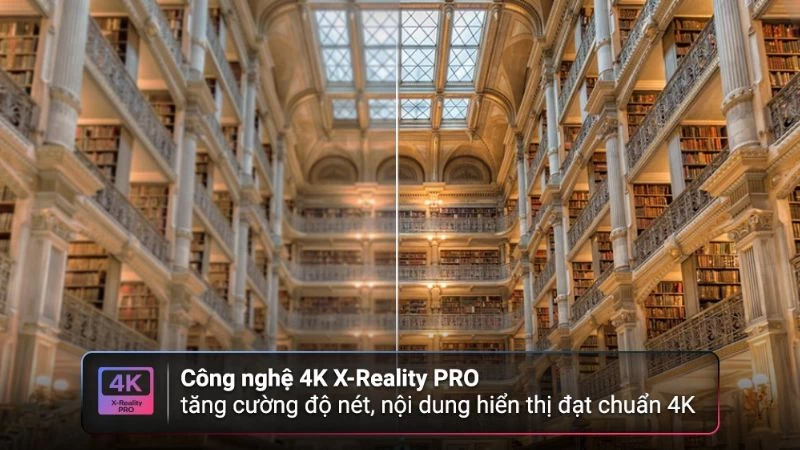 Công nghệ 4K X-Reality PRO. Công nghệ 4K X-Reality PRO.