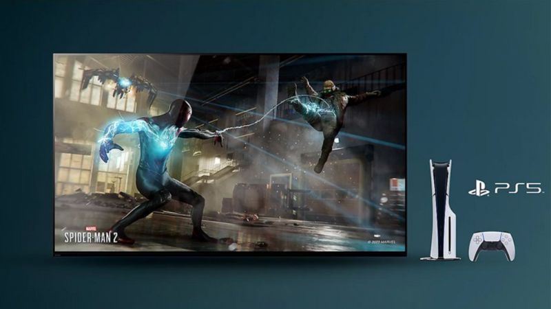 Màn hình 65 inch, độ phân giải 4K UHD.