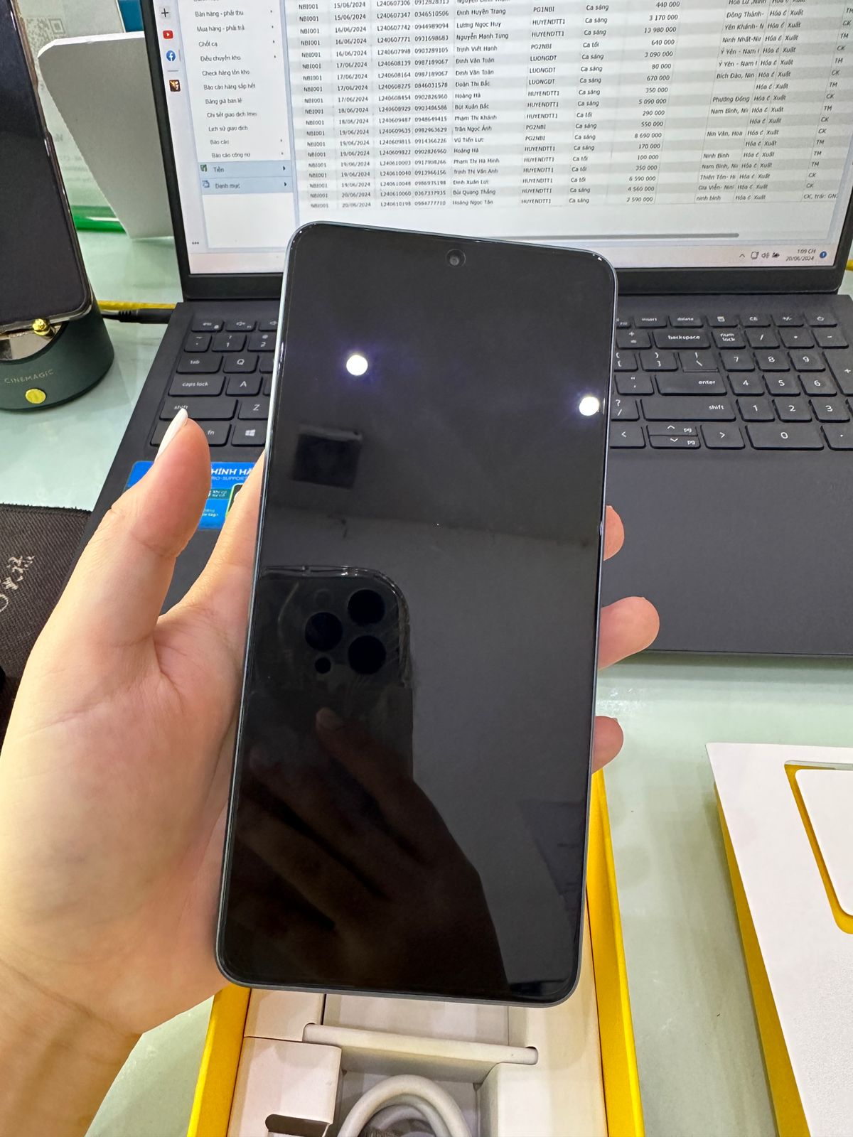 Điện thoại di động POCO X6 5G 6.67/SNAP 7S GEN 2/8G/256G/64MP+8MP+2MP/16MP/5100mAh (23122PCD1G)/ĐEN Hàng TBH 109 Trần Duy Hưng