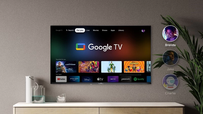 Sản phẩm Google TV. Sản phẩm Google TV.
