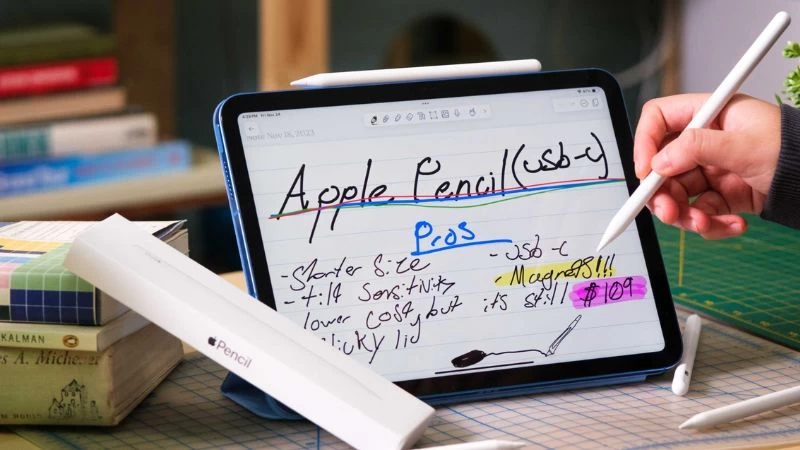 Tính năng nổi bật của Apple Pencil Pro và Apple Pencil (USB-C) Tính năng nổi bật của Apple Pencil Pro và Apple Pencil (USB-C)