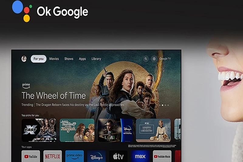 Sony Google TV Mini LED K-65XR70 được trang bị hệ điều hành Google TV Sony Google TV Mini LED K-65XR70 được trang bị hệ điều hành Google TV