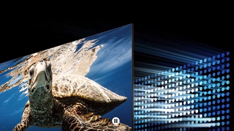 Samsung Smart Tivi QLED QA65Q80D có màu sắc chân thực với 100% khối màu Quantum Dot