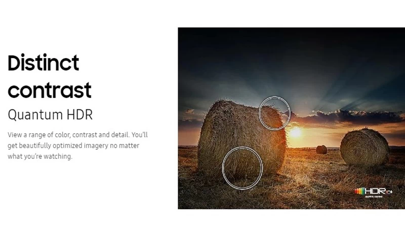 Hỗ trợ HDR là một ưu điểm của Smart Tivi QLED Samsung 4K 85 inch QA85Q70D Hỗ trợ HDR là một ưu điểm của Smart Tivi QLED Samsung 4K 85 inch QA85Q70D