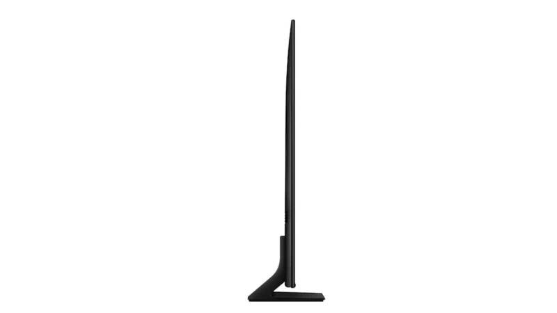 TV Samsung QE55Q70D được bán kèm theo chân đế ở giữa TV Samsung QE55Q70D được bán kèm theo chân đế ở giữa