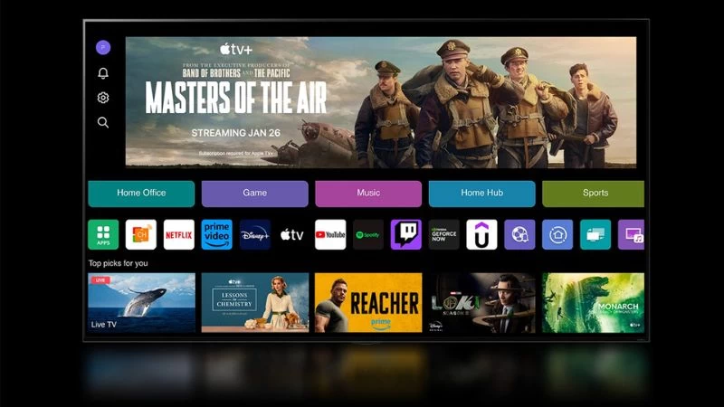 LG Smart Tivi 43QNED80TSA là một trung tâm giải trí thông minh với kho ứng dụng phong phú và đa dạng LG Smart Tivi 43QNED80TSA là một trung tâm giải trí thông minh với kho ứng dụng phong phú và đa dạng