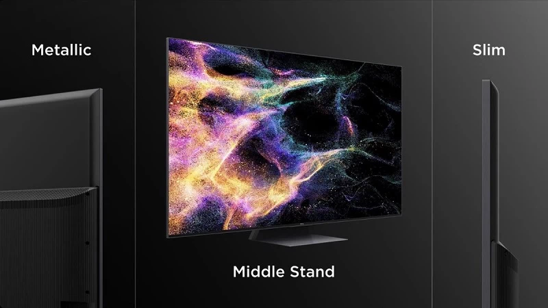 TCL Google Tivi Mini QLED 65C845 được hoàn thiện với thiết kế nguyên khối đi kèm cạnh viền siêu mỏng TCL Google Tivi Mini QLED 65C845 được hoàn thiện với thiết kế nguyên khối đi kèm cạnh viền siêu mỏng