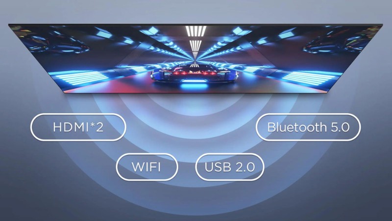 TCL Smart Tivi 32S5400A được trang bị các cổng kết nối đa dạng như HDMI và USB