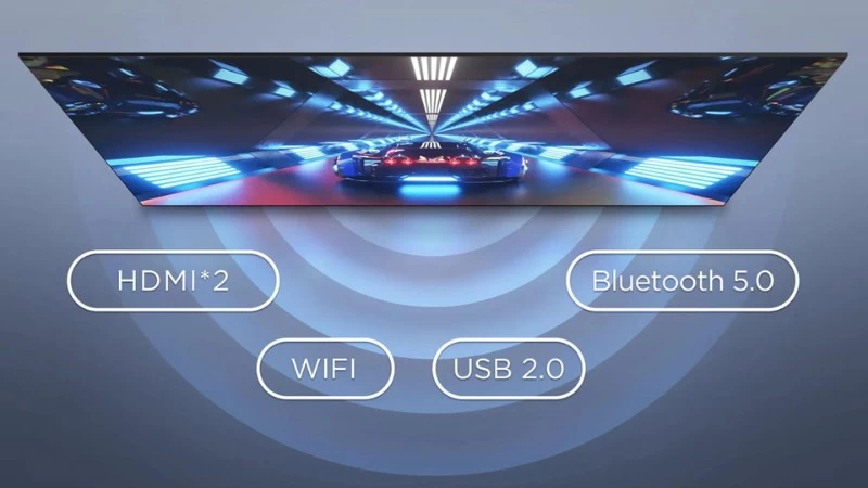 TCL Smart Tivi 32S5400A được trang bị các cổng kết nối đa dạng như HDMI và USB TCL Smart Tivi 32S5400A được trang bị các cổng kết nối đa dạng như HDMI và USB