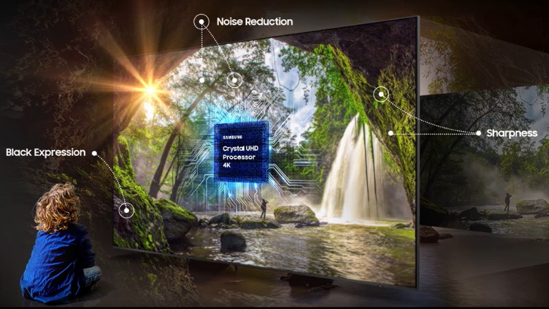 Trải nghiệm màn hình khổng lồ và siêu sắc nét trên Samsung Smart Tivi UA98DU9000