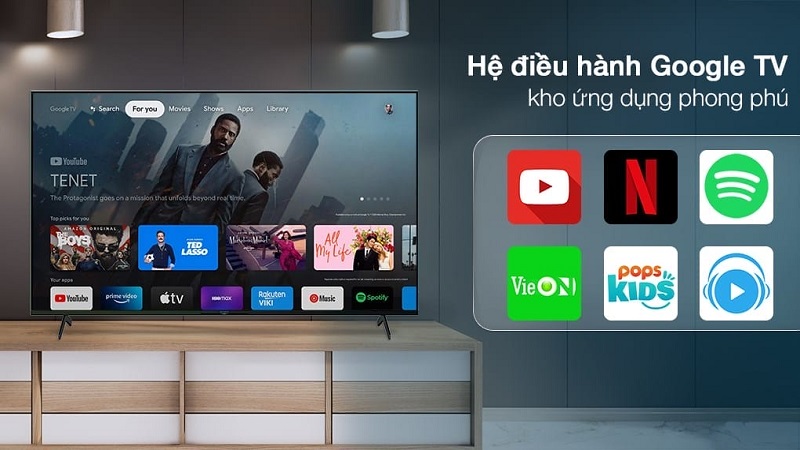 Thỏa sức giải trí với kho ứng dụng.