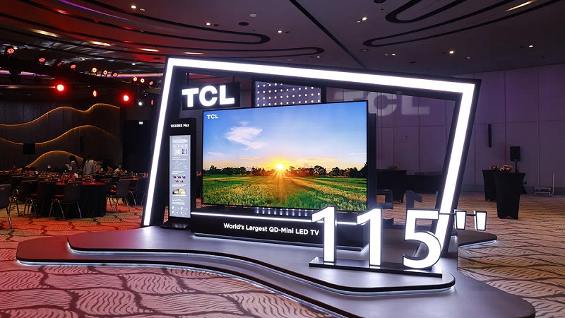 Giá bán tham khảo của TCL Google Tivi QD-Mini LED 115X955Max