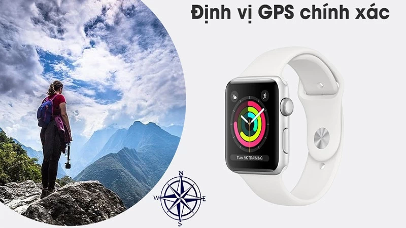 Những chiếc Apple Watch còn được tích hợp hệ thống định vị GPS tiên tiến Những chiếc Apple Watch còn được tích hợp hệ thống định vị GPS tiên tiến