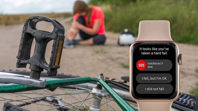Apple Watch có khả năng phát hiện té ngã Apple Watch có khả năng phát hiện té ngã
