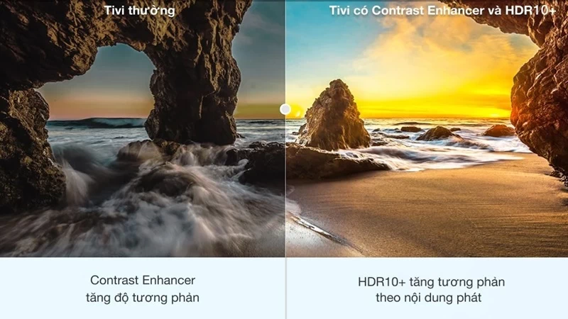 Contrast Enhancer và HDR. Contrast Enhancer và HDR.