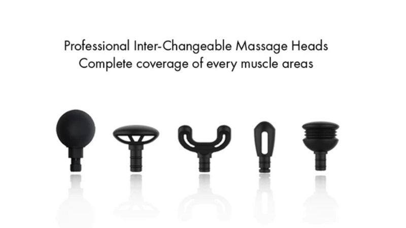 Đa dạng đầu massage và tùy chỉnh tốc độ.