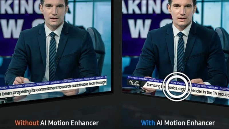 Công nghệ AI Motion Enhancer. Công nghệ AI Motion Enhancer.