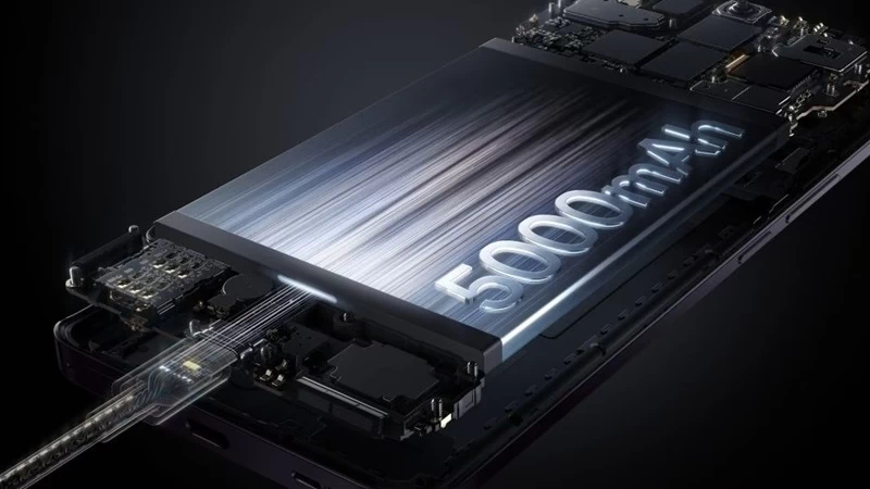 Trang bị pin 5000mAh. Trang bị pin 5000mAh.