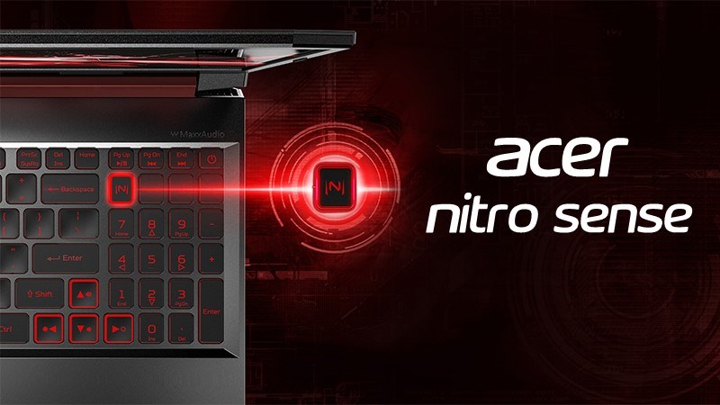 Laptop gaming Acer Nitro V - ANV15-51-58AN nâng cao trải nghiệm người dùng với khả năng tùy chỉnh đa dạng qua ứng dụng NitroSense