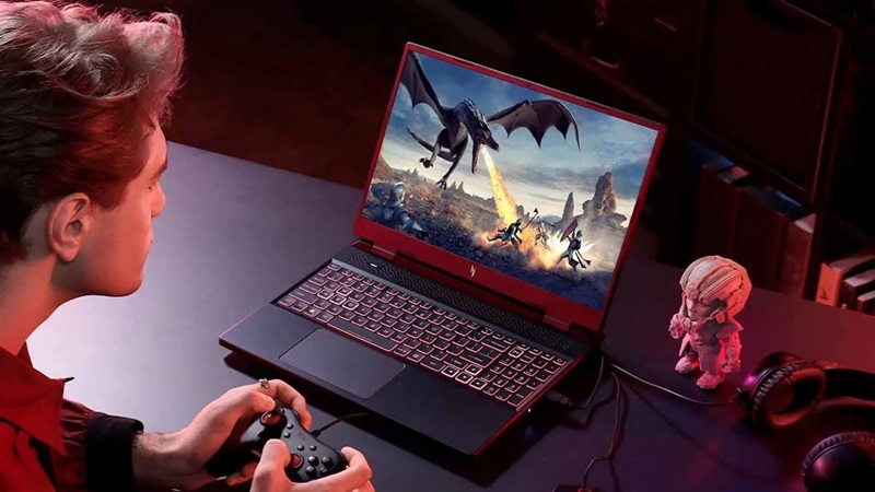 Khả năng tương tác và kết nối cao trên laptop gaming Acer Nitro V - ANV15-51-58AN