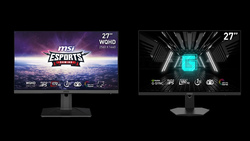 Màu sắc hiển thị nâng cao của màn hình MSI G274F và G272QPF