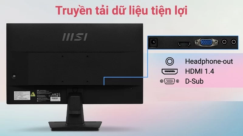 Dễ dàng kết nối màn hình. Dễ dàng kết nối màn hình.