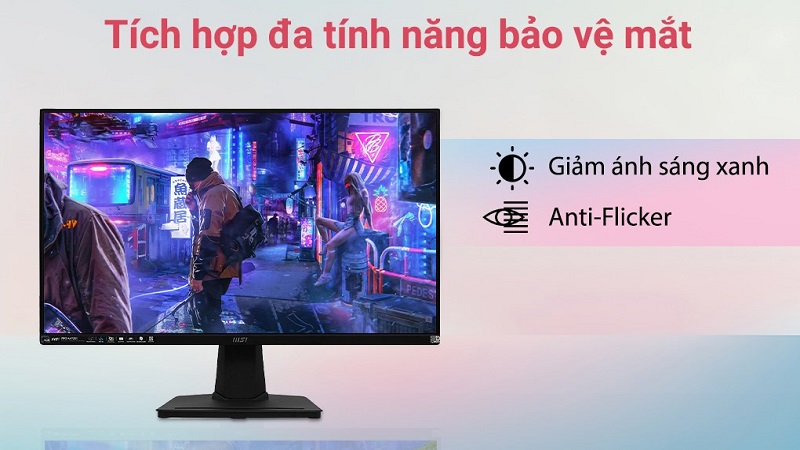 Bảo vệ tối ưu sức khỏe thị giác.
