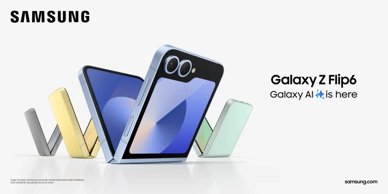 Galaxy Z Flip6 là một chiếc điện thoại gập có màn hình ngoài lớn hơn, màn hình gập bền hơn và camera chính với nhiều tính năng hơn Galaxy Z Flip6 là một chiếc điện thoại gập có màn hình ngoài lớn hơn, màn hình gập bền hơn và camera chính với nhiều tính năng hơn