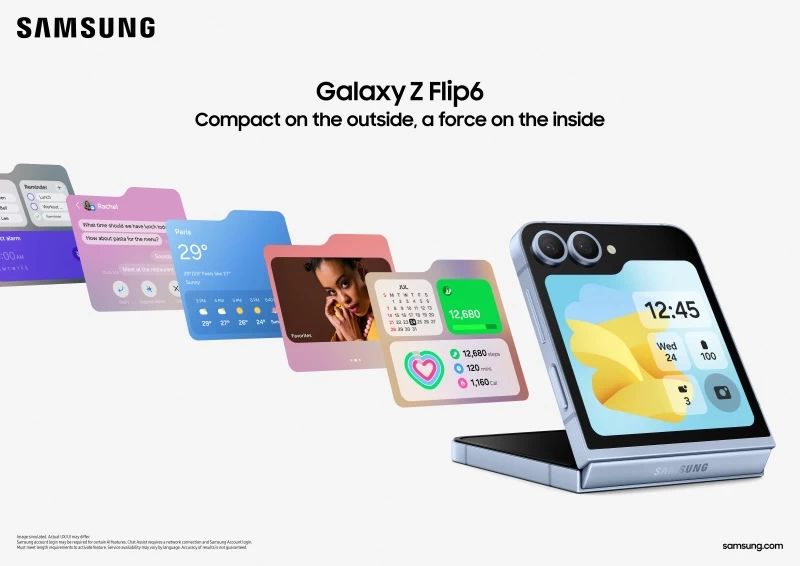 Màn hình Samsung Galaxy Z Flip6 có nhiều điểm nổi bật Màn hình Samsung Galaxy Z Flip6 có nhiều điểm nổi bật