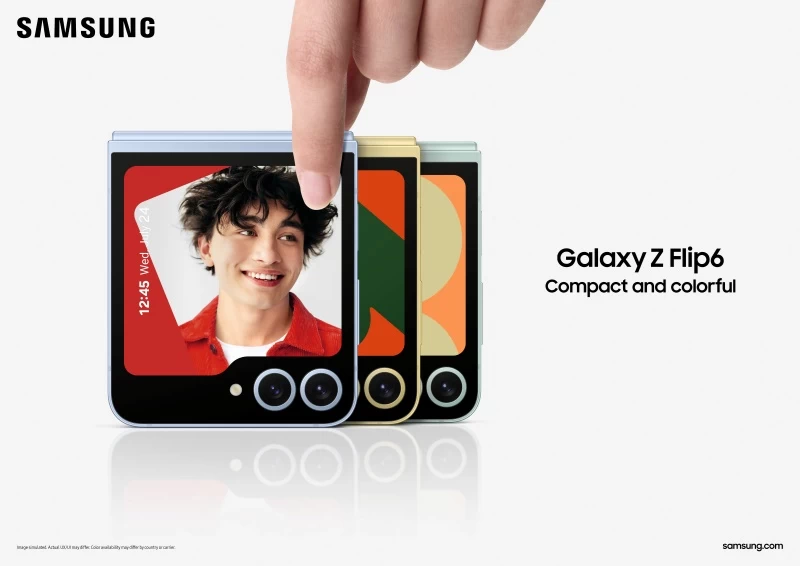 Thiết kế của Galaxy Z Flip6 không có nhiều thay đổi Thiết kế của Galaxy Z Flip6 không có nhiều thay đổi