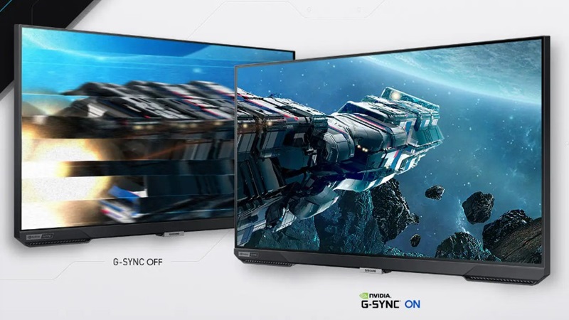 Một ưu điểm khác trên màn hình Samsung LS27BG400EEXXV chính là công nghệ G-Sync của NVIDIA