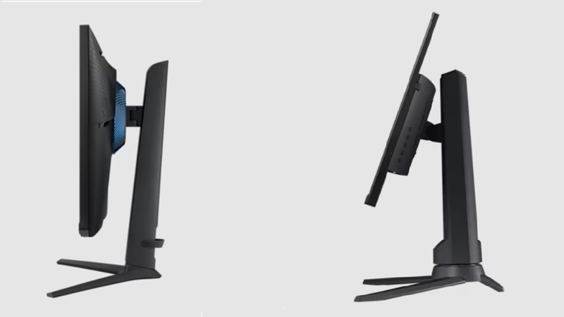 Màn hình Samsung G3 F27G35T có giá đỡ ba chân chiếm nhiều không gian