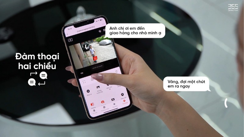 Đàm thoại hai chiều.