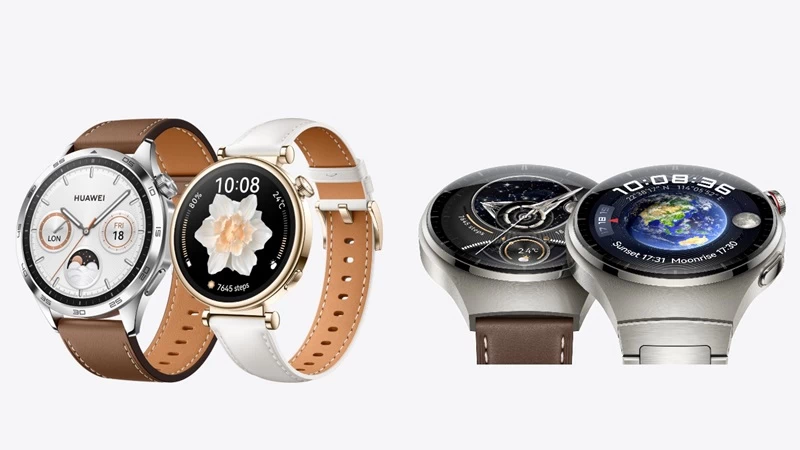 Thiết kế và hiển thị giữa Huawei Watch GT 4 và Watch 4 có sự khác biệt Thiết kế và hiển thị giữa Huawei Watch GT 4 và Watch 4 có sự khác biệt