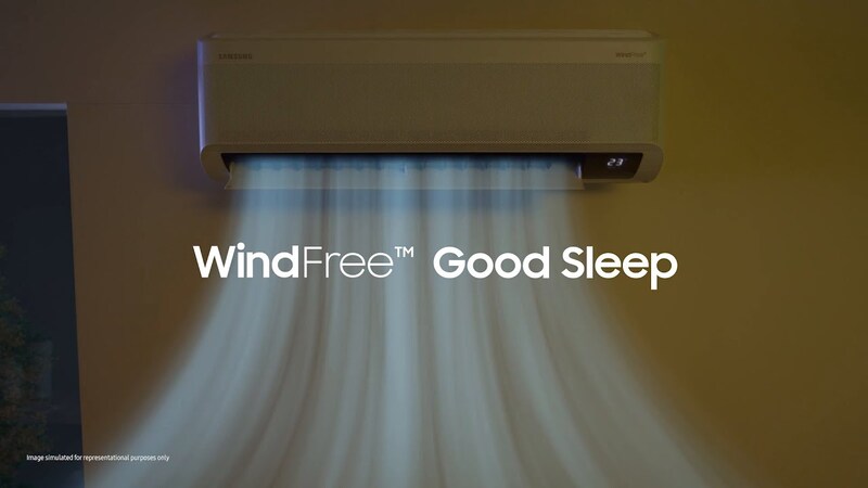 WindFree Good Sleep và chức năng đảo gió đều.