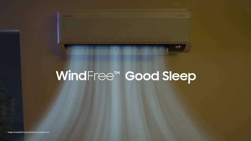 WindFree Good Sleep và chức năng đảo gió đều. WindFree Good Sleep và chức năng đảo gió đều.