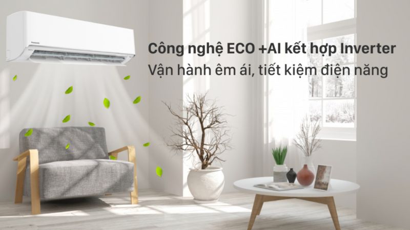 hoạt động êm ái, tiết kiệm điện năng