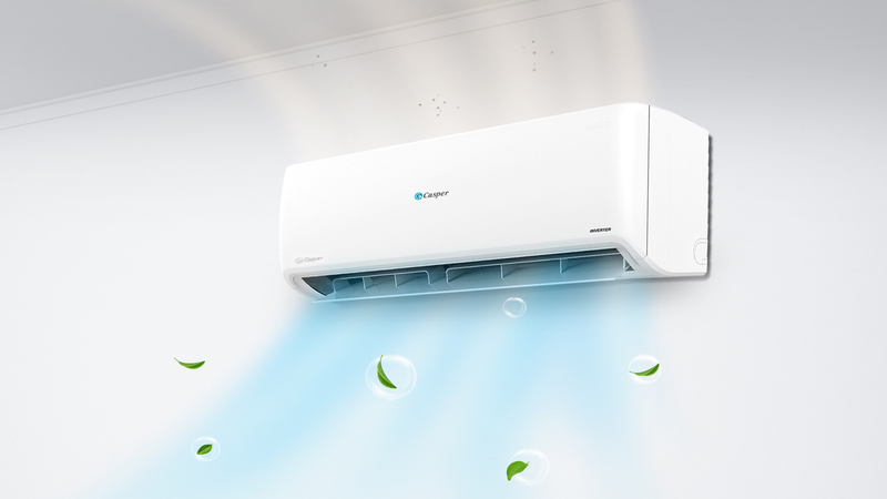 Điều hòa Casper Inverter 2 HP IC-18TL32 có lưới lọc diệt khuẩn Cold-Catalyst giúp mang đến hơi thở trong lành cho ngôi nhà