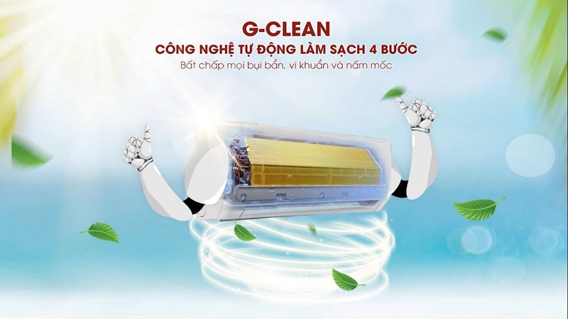 công nghệ G-Clean tự vệ sinh.