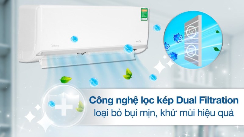 Làm sạch không khí hiệu quả.