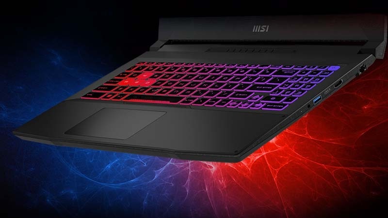 Bàn phím của laptop MSI Katana 15 B13VFK-676VN cũng được thiết kế tối ưu dành cho việc chơi game