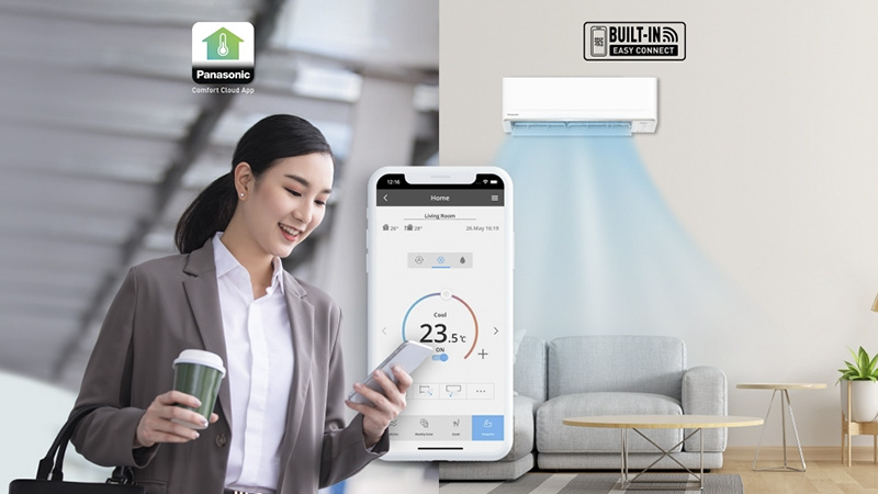 Kết nối App qua Wifi.