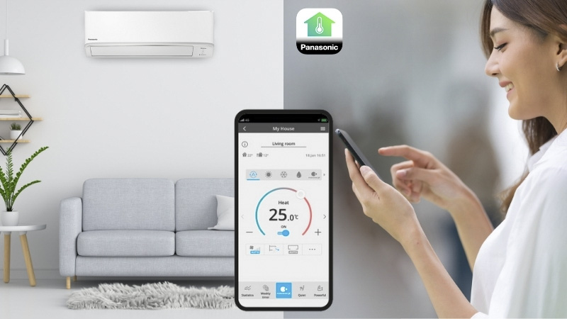 Điều khiển bằng điện thoại, có wifi.
