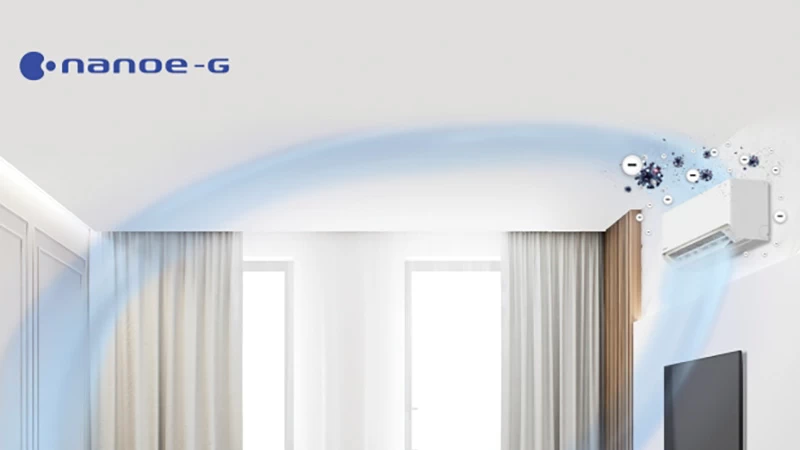 Chức năng lọc không khí Nanoe-G. Chức năng lọc không khí Nanoe-G.