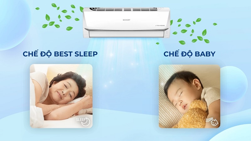 Chế độ ngủ tiện ích.