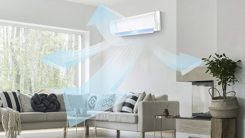 Chế độ gió điều khiển lên xuống tự động.