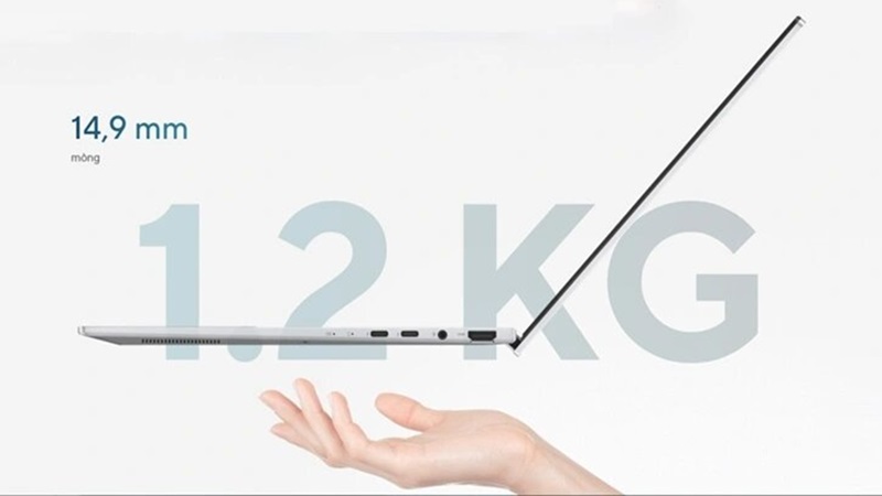 Laptop ASUS Zenbook 14 OLED UX3405MA-PP151W có vẻ ngoài sang trọng và cao cấp